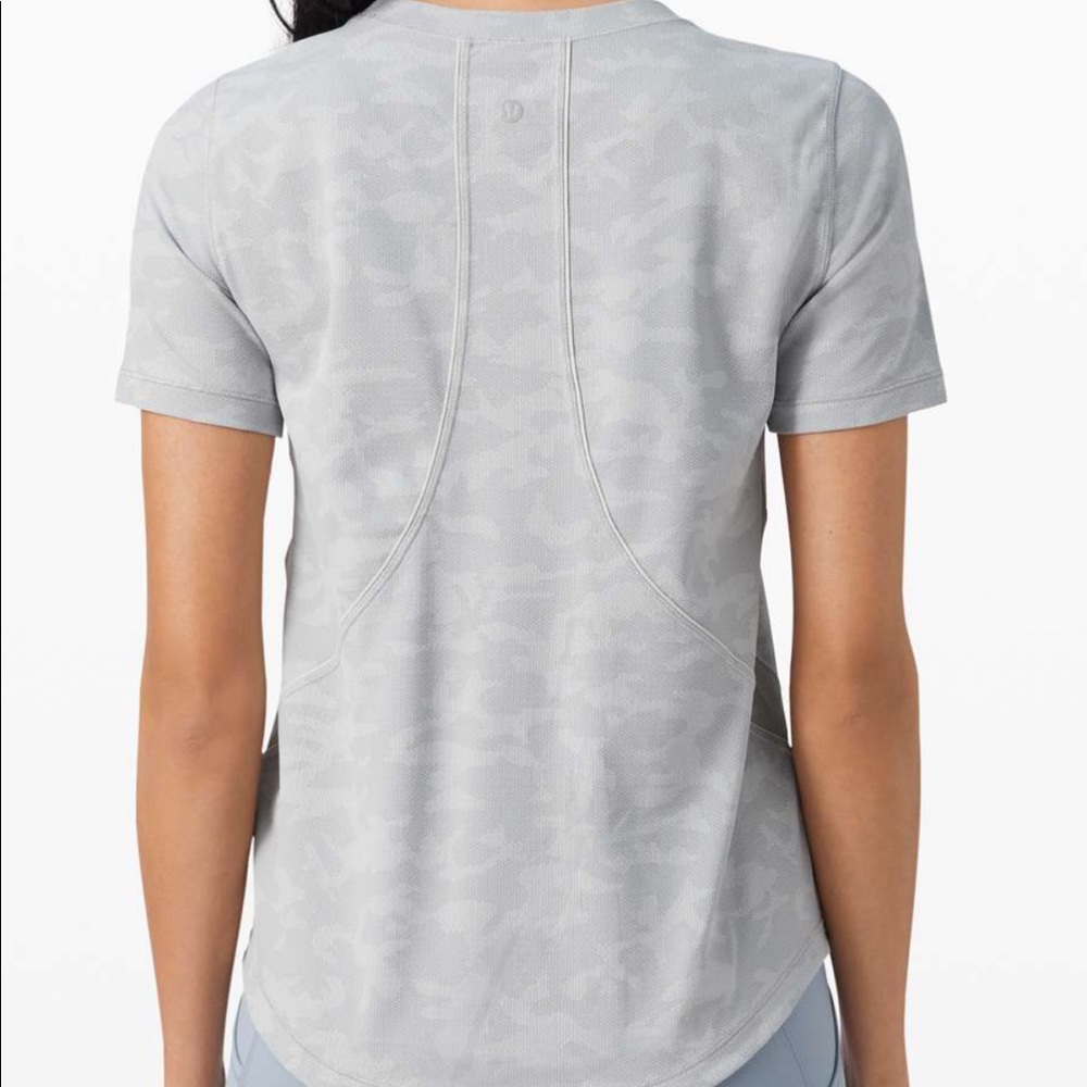 Lululemon Camo Long Distance Short Sleeve Tee